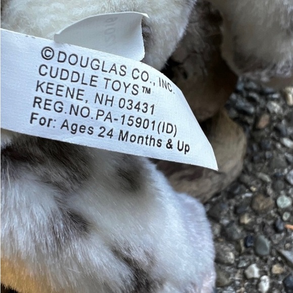 Douglas Cuddle Toys Beanie Plush Spotted Piglet 9” Stuffed Animal - Picture 11 of 11